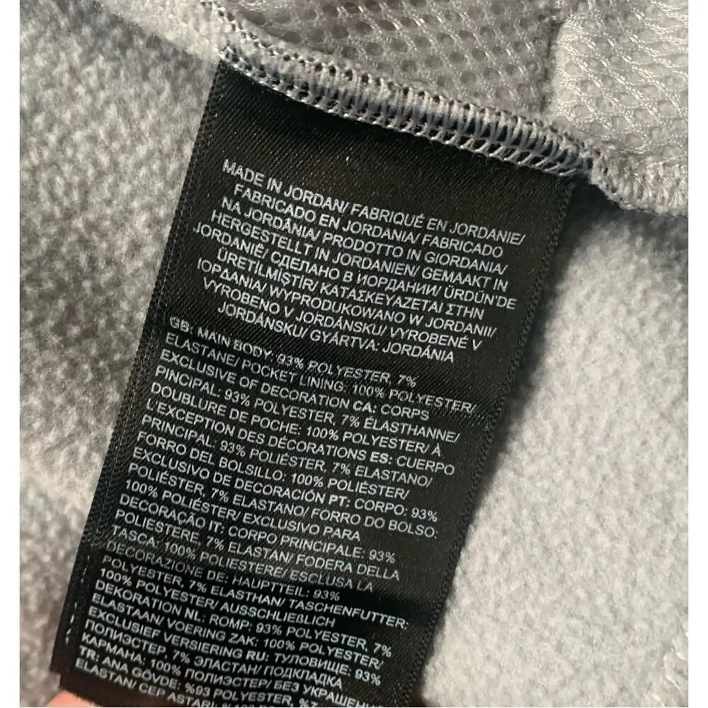 The North Face gray Horizon Performance Fleece lined Hoodie SWEATSHIRT MENS L